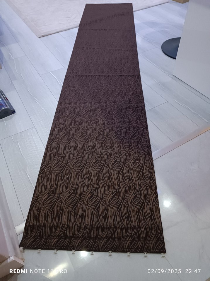 acı kahve japon fon perde - Görsel 3