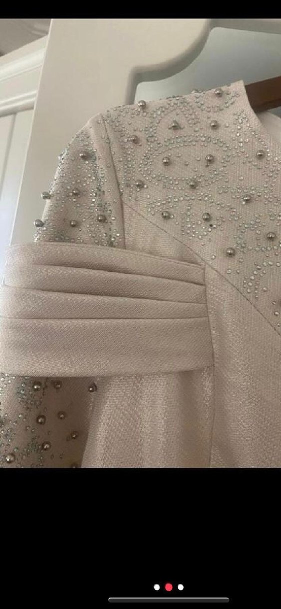 Boncuk İşlemeli Bej Kadın Kemer - Görsel 2