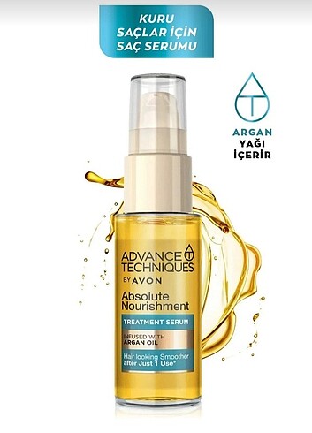 Argan yağı saç serumu 