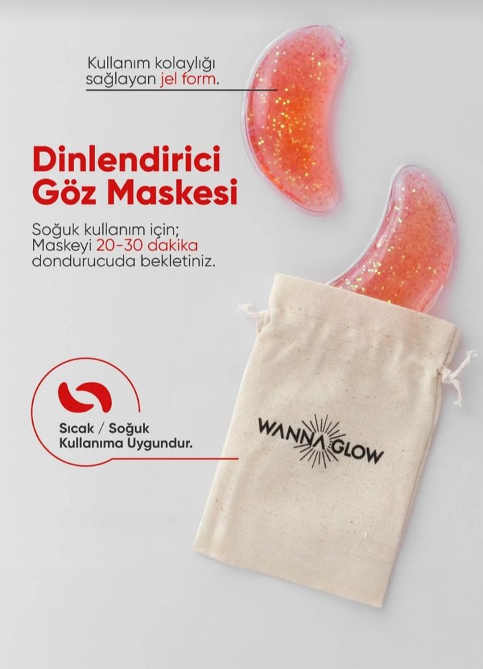 WannaGlow Sıcak-Soğuk Göz Altı Maskesi - Görsel 2