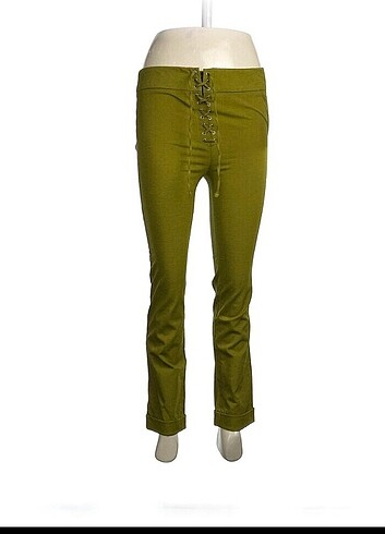 Yeşil kumaş pantolon 