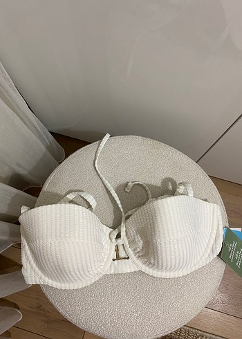 Beyaz H&M Bikini Üstü - Görsel 3