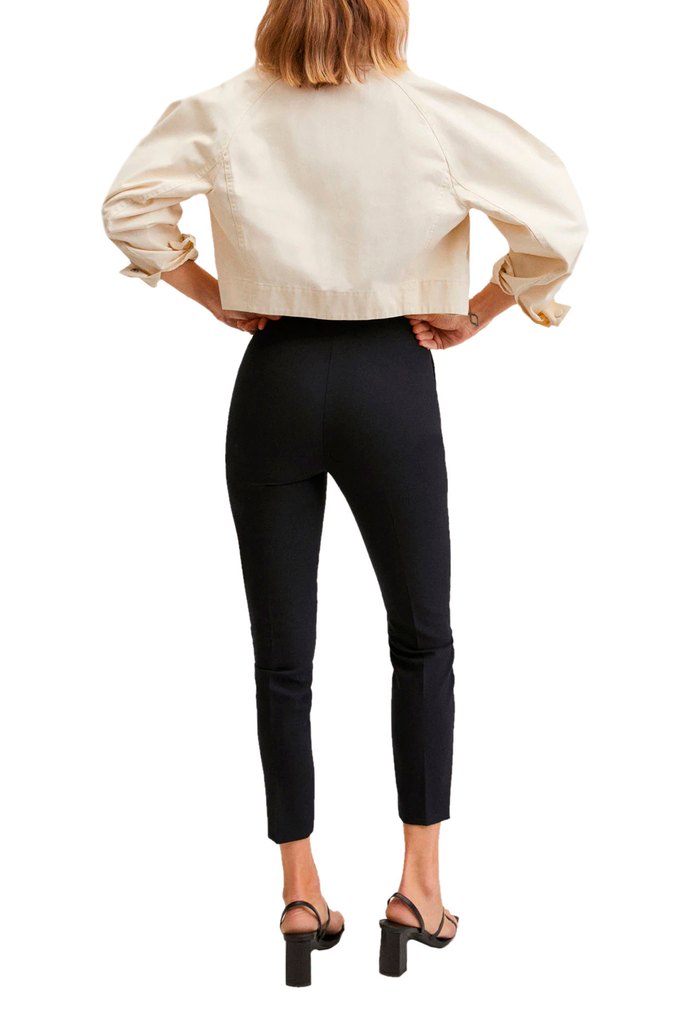 Mango Siyah Havuç  Kumaş Pantolon - Görsel 4