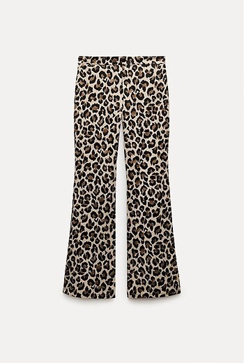 ZARA LEOPAR PANTOLON