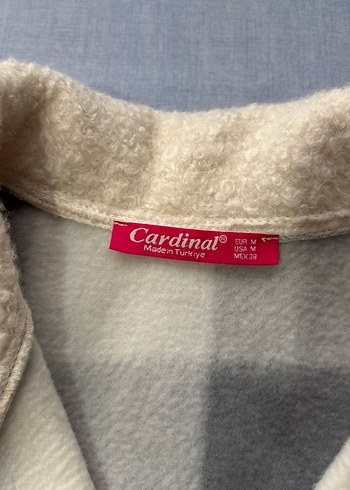 Gri-beyaz  Kareli Düğmeli gömlek Ceket - Görsel 5