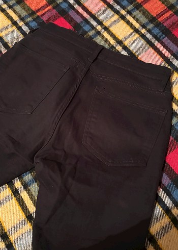 siyah Rahat Kesim erkek Kot Pantolon - Görsel 4