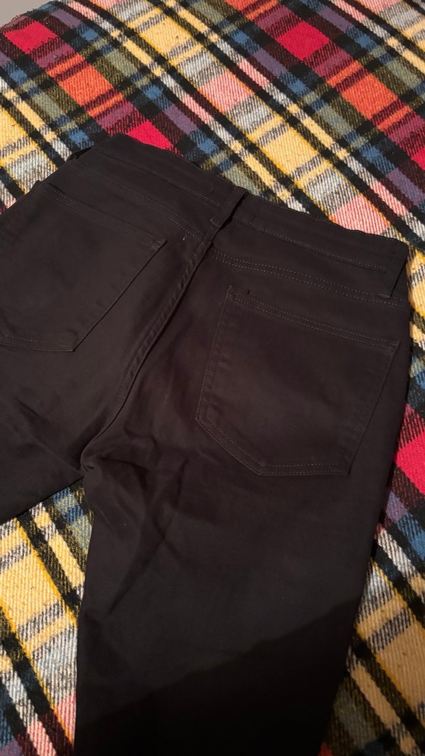 siyah Rahat Kesim erkek Kot Pantolon - Görsel 4