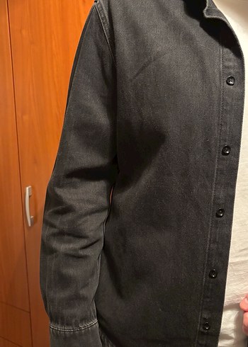 Siyah  Erkek Gömlek Uzun Kollu - Görsel 2