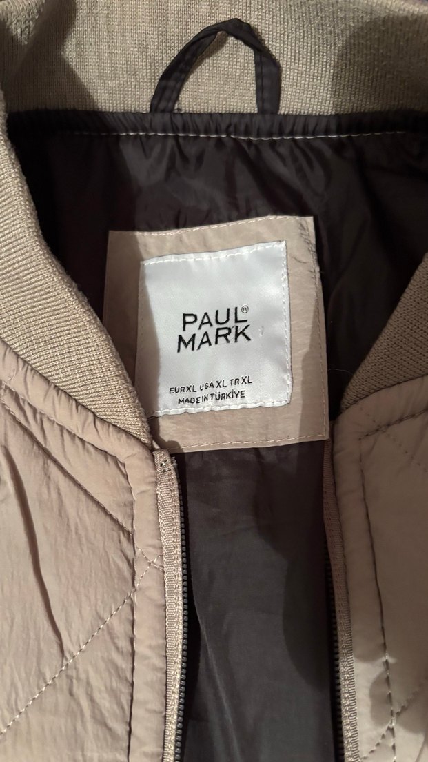 Bej Kapitone Erkek mont - Görsel 4