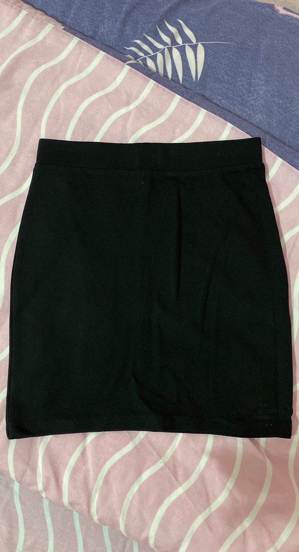 Siyah Mini Kadın Etek - Görsel 3