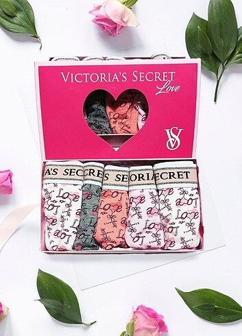 Victoria's Secret 5li Kutulu Pamuklu Tanga