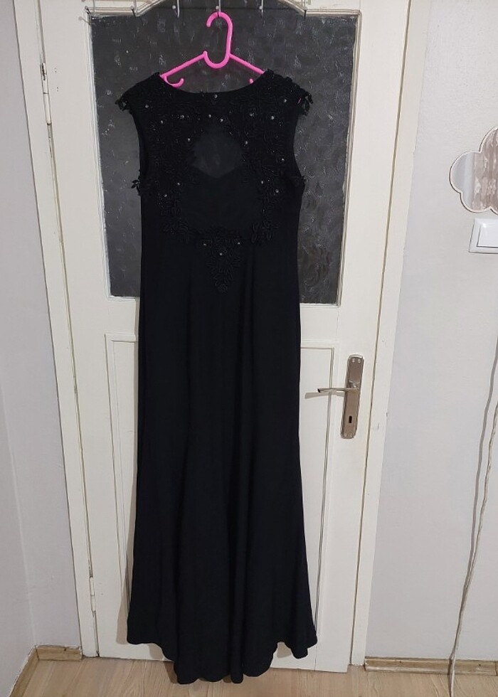 Siyah abiye elbise - Görsel 5