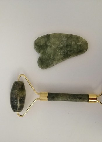 Yeşim Taşı Yüz Masaj Aleti ve Gua Sha - Görsel 3