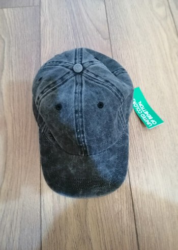 Benetton Gri Denim Kadın Şapka - Görsel 2