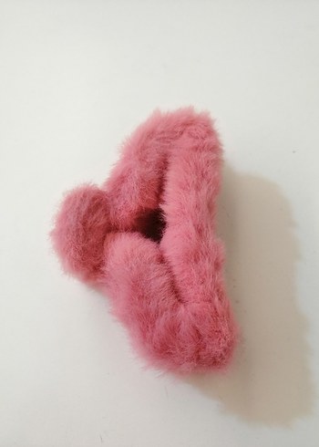 Pembe Tüylü Bohem Kadın Saç Tokası - Görsel 9