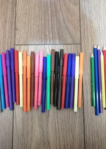 Renkli Kalem ve Boya Seti - Görsel 3