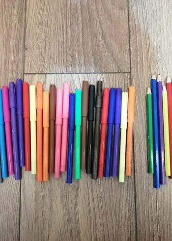 Renkli Kalem ve Boya Seti - Görsel 2