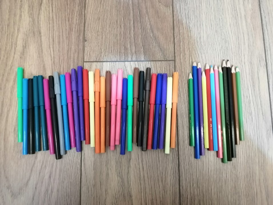 Renkli Kalem ve Boya Seti - Görsel 3