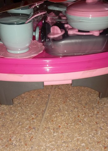 Pembe Pastel Oyuncak Mutfak Seti - Görsel 3