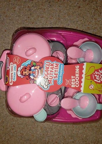 Pembe Pastel Oyuncak Mutfak Seti - Görsel 2