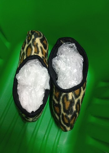 Renkli Leopar Desenli ayak patik çetik 5 çift - Görsel 4