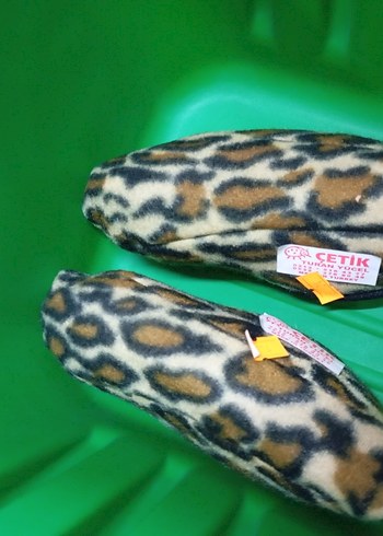 Renkli Leopar Desenli ayak patik çetik 5 çift - Görsel 2
