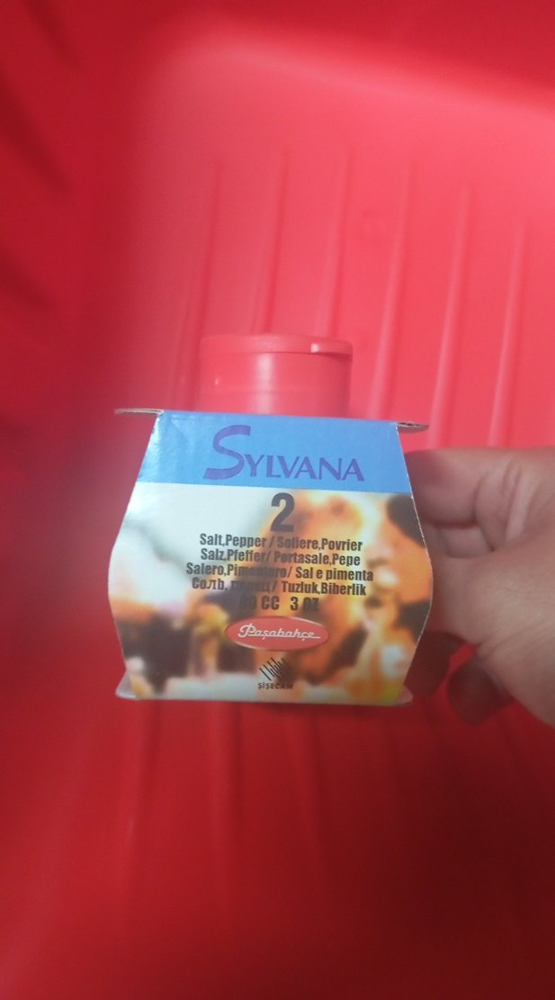 Kırmızı cam tuzluk 2'li Set - Görsel 2