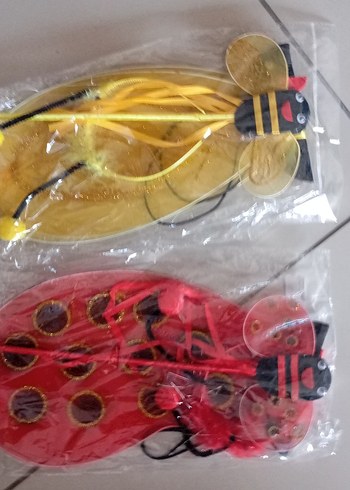 Beden Mor Fiyonklu Bohem Kanat Aksesuarı