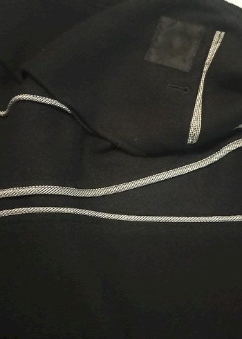 Blazer ceket Düğmeli Siyah Yün unisex Ceket - Görsel 6