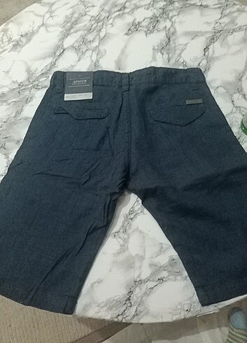 28 Beden lacivert Renk Armani Collezione bayan şort