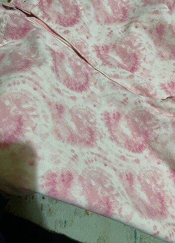 diğer Beden LC Waikiki 13-14 yaş pembe beyaz karışımı pantolon