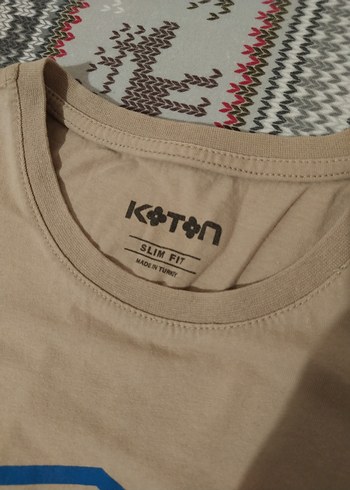 s Beden kahverengi Renk Kısa Kollu Tişört