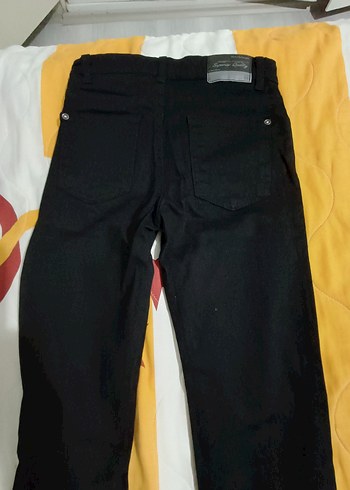 LCW Erkek Çocuk Siyah Düğmeli Denim Pantolon - Görsel 9