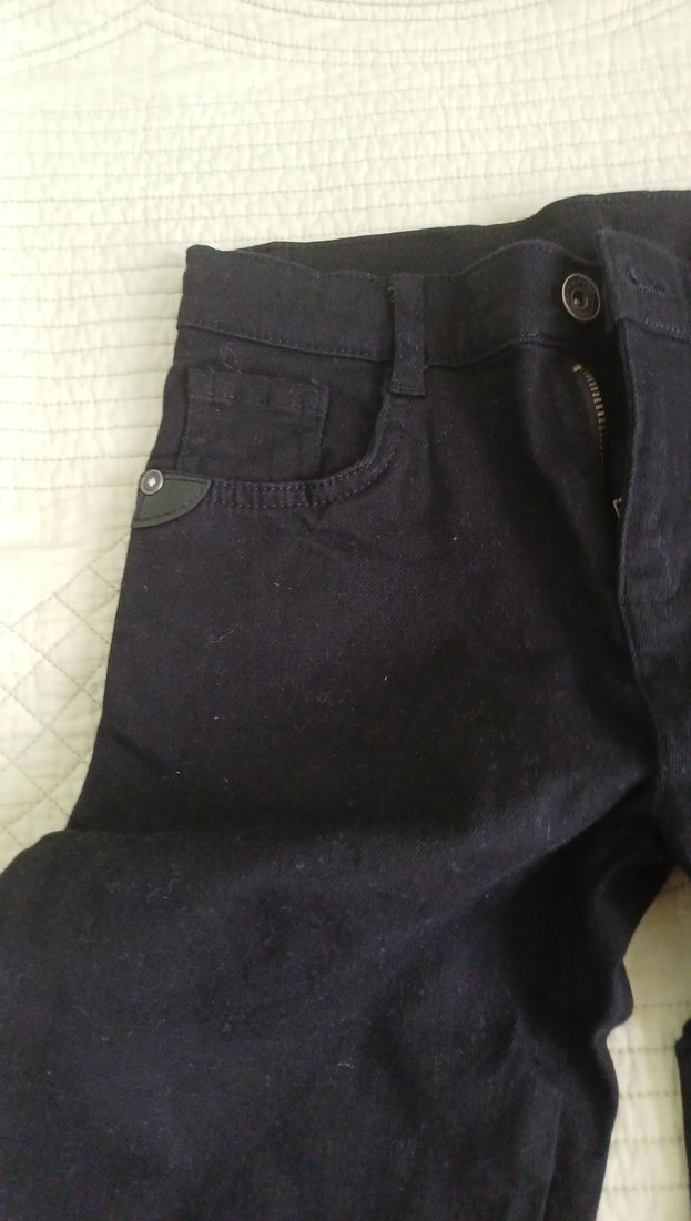 LCW Erkek Çocuk Siyah Düğmeli Denim Pantolon - Görsel 5
