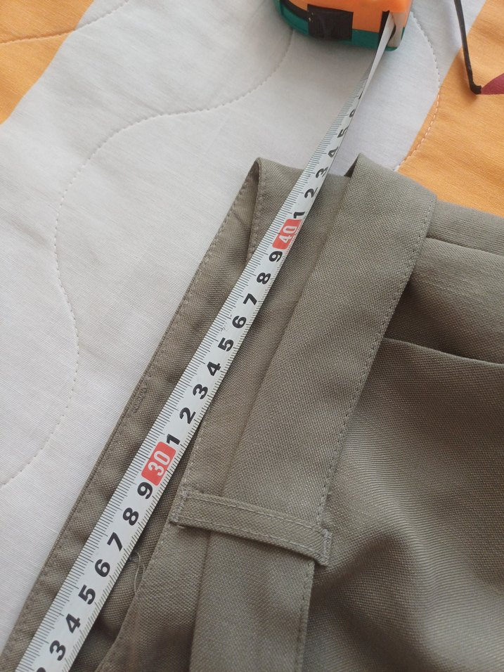 Beli Bağlamalı Bej Kadın Kumaş Pantolon - Görsel 3