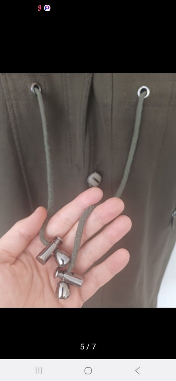 Kürk Detaylı Uzun Kahverengi Kadın Kaban - Görsel 5