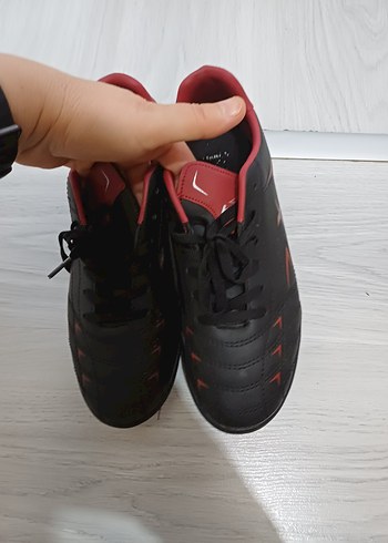 Siyah Erkek Futbol Ayakkabısı Velcro Detaylı - Görsel 5