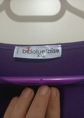 xxl Beden Mor Salaş midi Elbise
