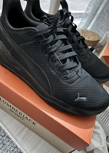 Puma Siyah Dolgu Topuklu Spor Ayakkabı - Görsel 3