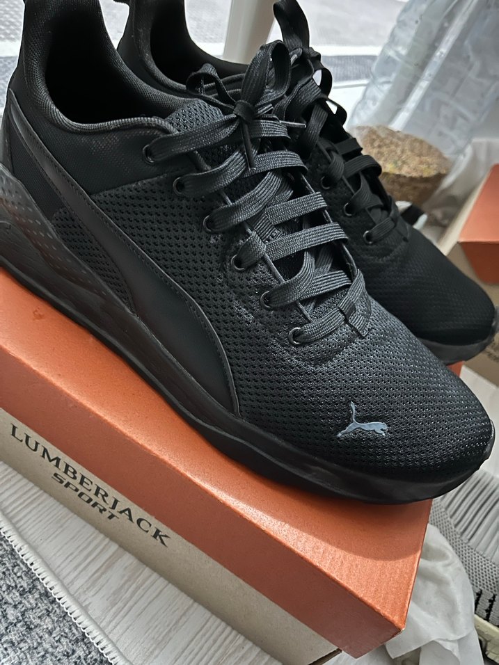 Puma Siyah Dolgu Topuklu Spor Ayakkabı - Görsel 3