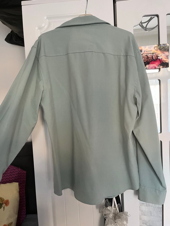 Turkuaz Regular Fit Düğmeli Erkek Gömlek - Görsel 3