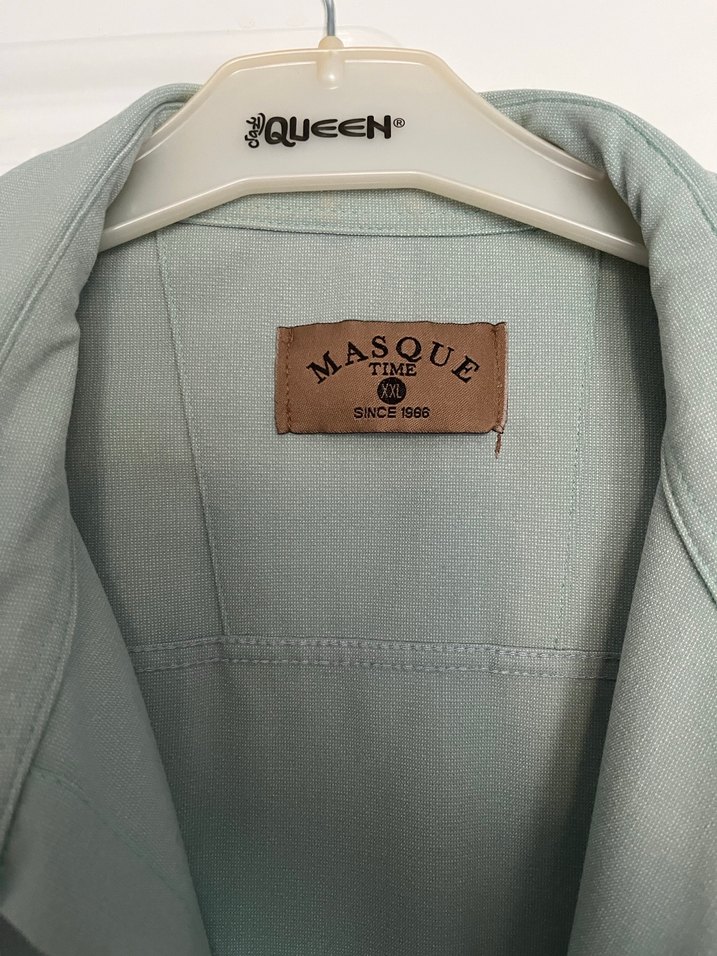 Turkuaz Regular Fit Düğmeli Erkek Gömlek - Görsel 2