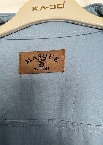 Mavi Uzun Kollu Düğmeli Kadın Denim Gömlek - Görsel 2