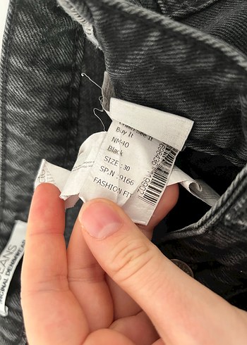 Siyah Loose Fit Denim Kadın Jean defacto marka - Görsel 3