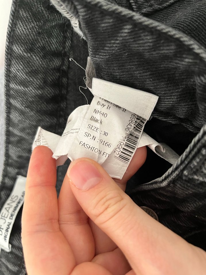 Siyah Loose Fit Denim Kadın Jean defacto marka - Görsel 3