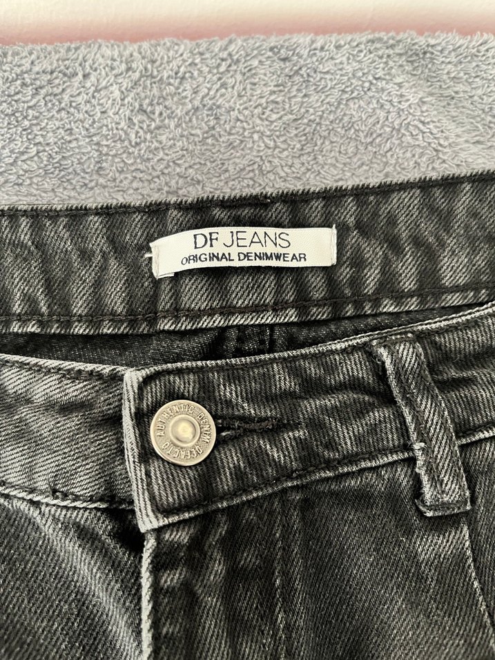 Siyah Loose Fit Denim Kadın Jean defacto marka - Görsel 2