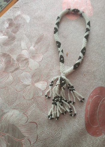 BJK Püsküllü Yılan Desenli Bohem El tesbihi