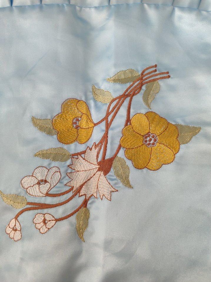 Nakışlı Mavi Pastel Amerikan Servis Takımı - Görsel 4