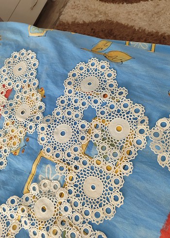 El Yapımı Dantel ranır ve sehpa örtüsü - Görsel 2