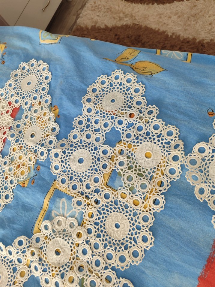 El Yapımı Dantel ranır ve sehpa örtüsü - Görsel 2